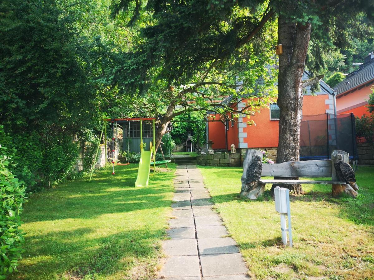 Ferienhaus Franz - An Der Elbe, Mit Grossem Garten Pirna Luaran gambar